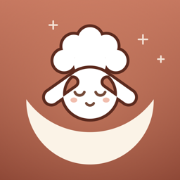 LambyBaby 图标：一只坐在月亮里的小羊